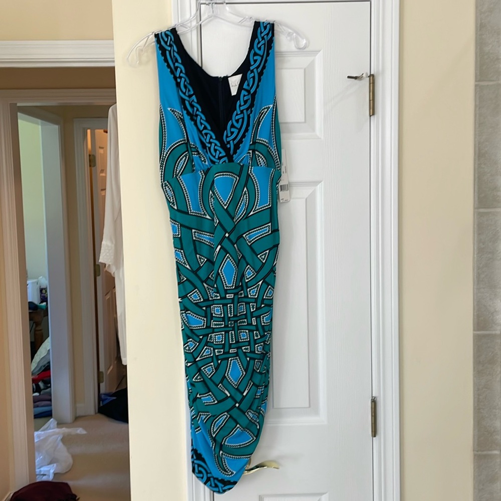 Geographic print dress
